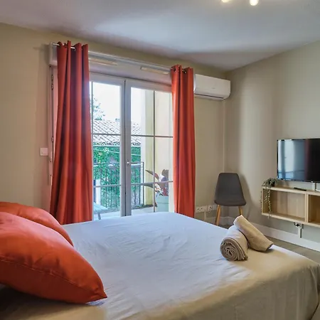 Au Celadon Parking Gratuit, Wifi, Terrasse, Piscine 卡尔卡松